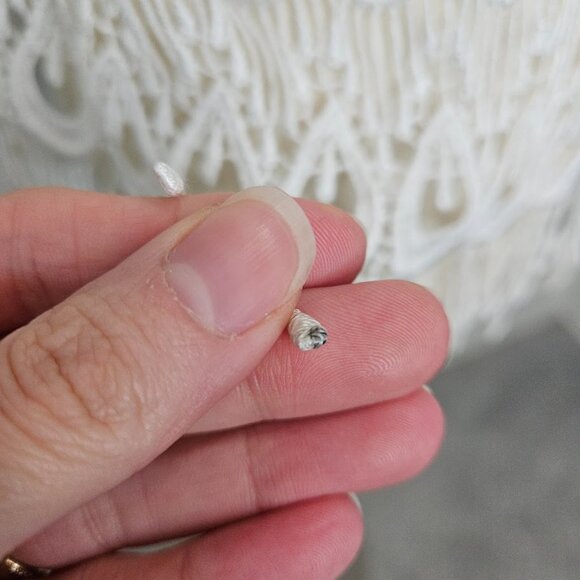 Show Me Your Mumu White Tank Top Crochet Lace Sleeveless High Neck Shirt Small - Picture 7 of 10